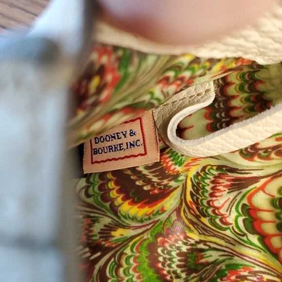 Dooney & Bourke Cream Pebble leather satchel - Picture 8 of 8